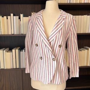 Anthropologie Dolan Anna Double Breasted Blazer